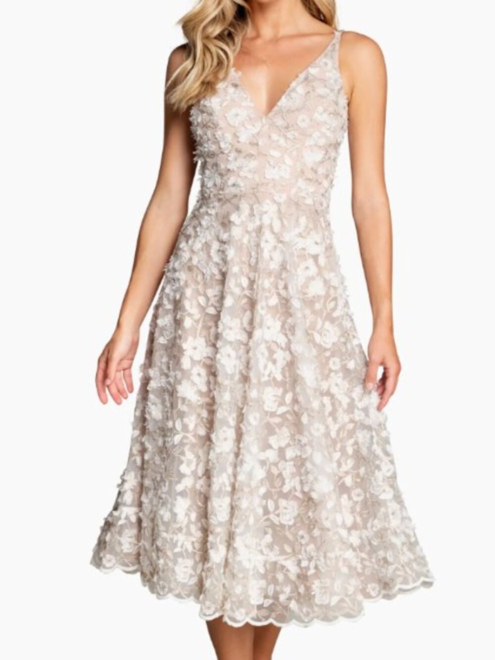 Dress the Population White Lace Dress